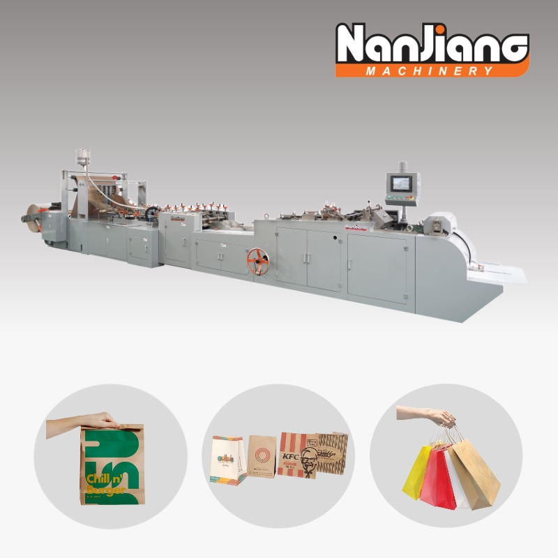 HD-430 Roll Fed Square Bottom Paper Bag Machine